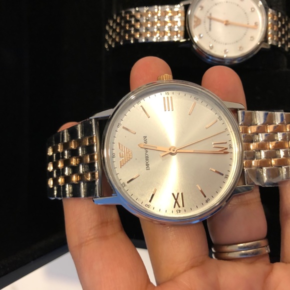 NWT His and Hers Emporio Armani watch set - Picture 4 of 15